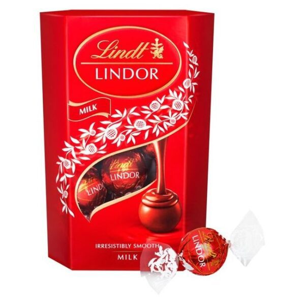 Lindt Lindor Milk Cornet Truffles 200G